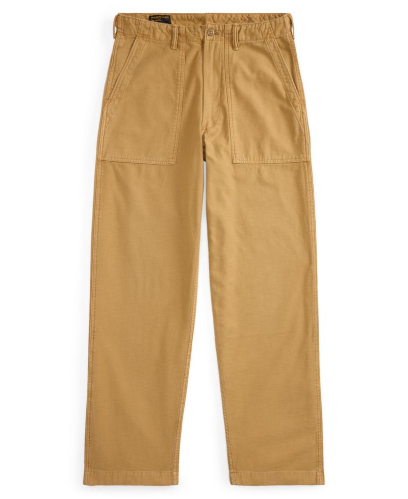 Men's Relaxed Fit Reverse-Sateen Utility Pants