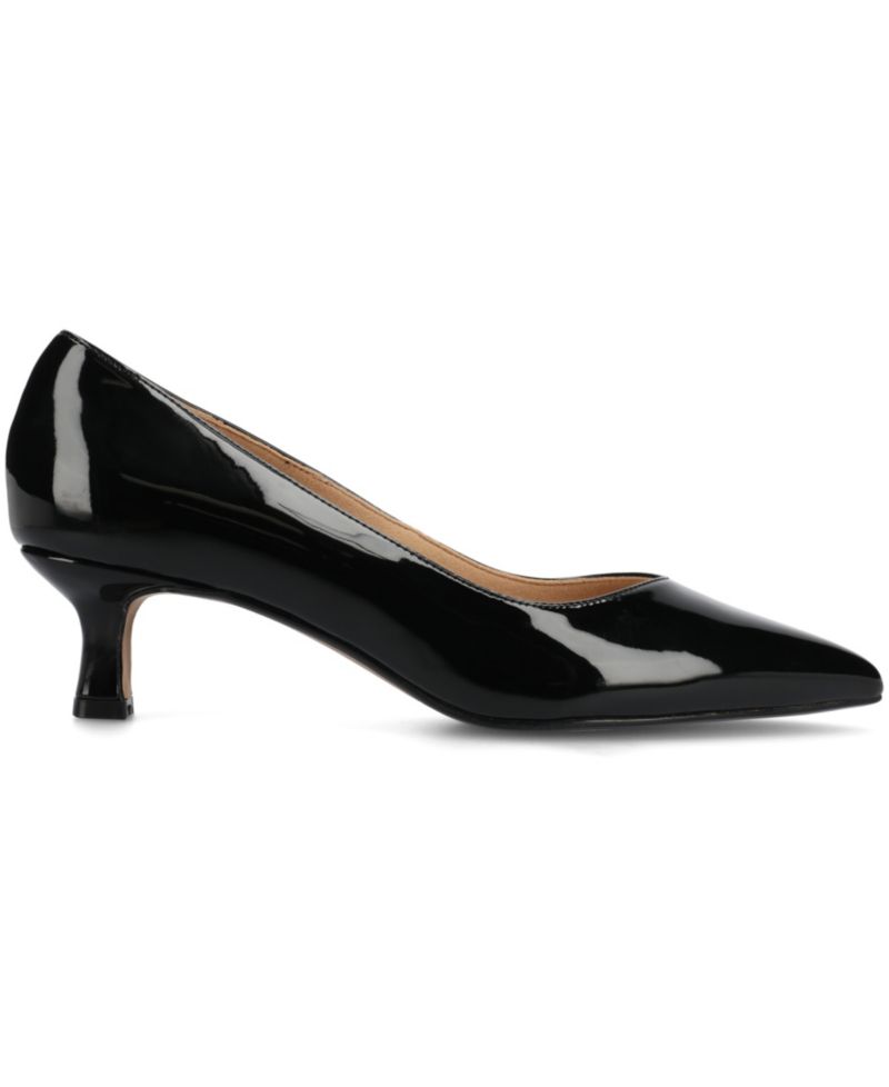 Women's Pammie Pointed Toe Kitten Heel Pumps