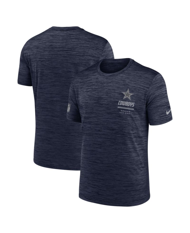Men's Navy Dallas Cowboys Big & Tall Sideline Velocity Dri-FIT T-Shirt