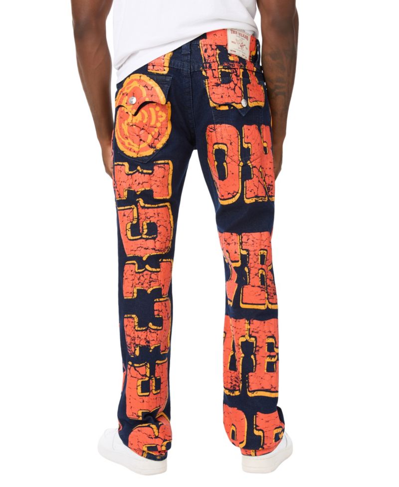 Men's Ricky Big T Allover-Print Flap Jeans