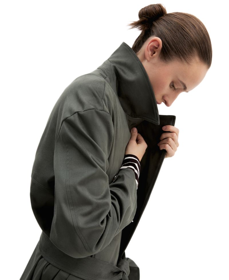 Women's Double-Breasted Belted Jacket