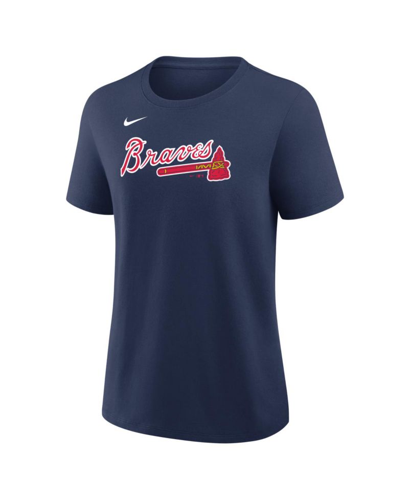 Women's Austin Riley Navy Atlanta Braves Name & Number T-Shirt