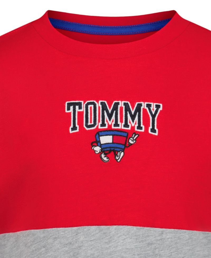 Boys' 2T-7 Mascot Color-Blocked Short-Sleeve T-Shirt