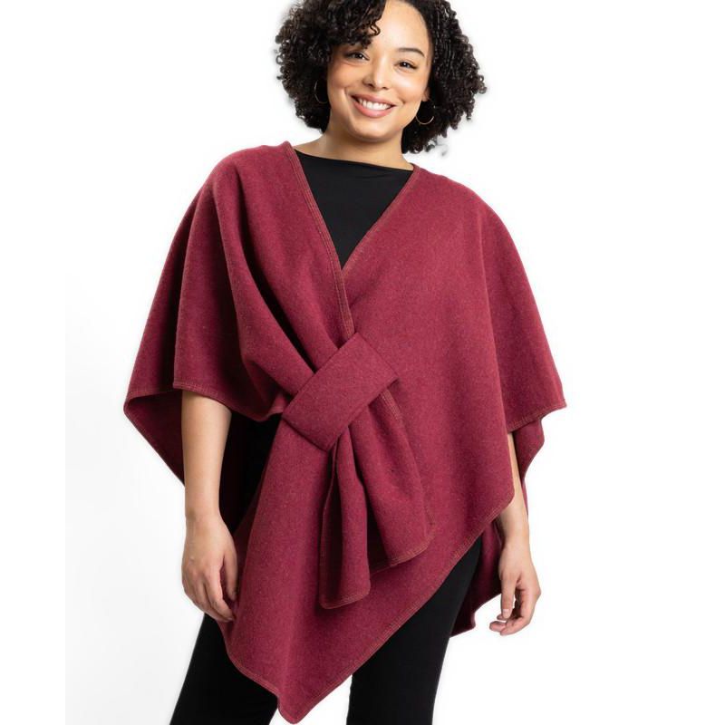 Women's Gloria Oversized V-Neck 3/4-Sleeve Poncho