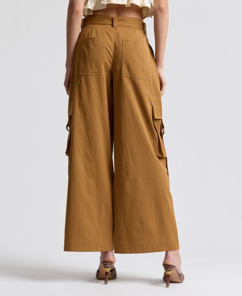 Women's Mid-Rise Wide-Leg Pants