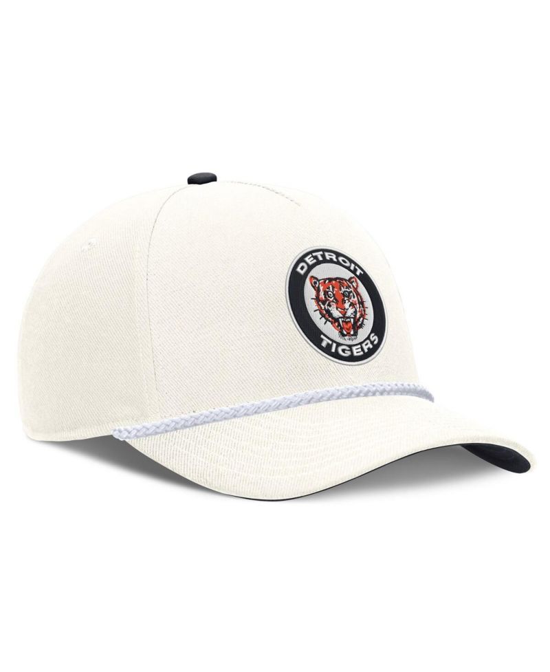 Men's Cream Detroit Tigers Cooperstown Rise Adjustable Hat