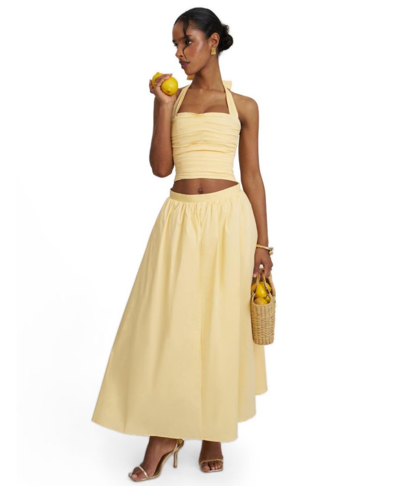 Women's Wina Low-Rise A-Line Maxi Skirt