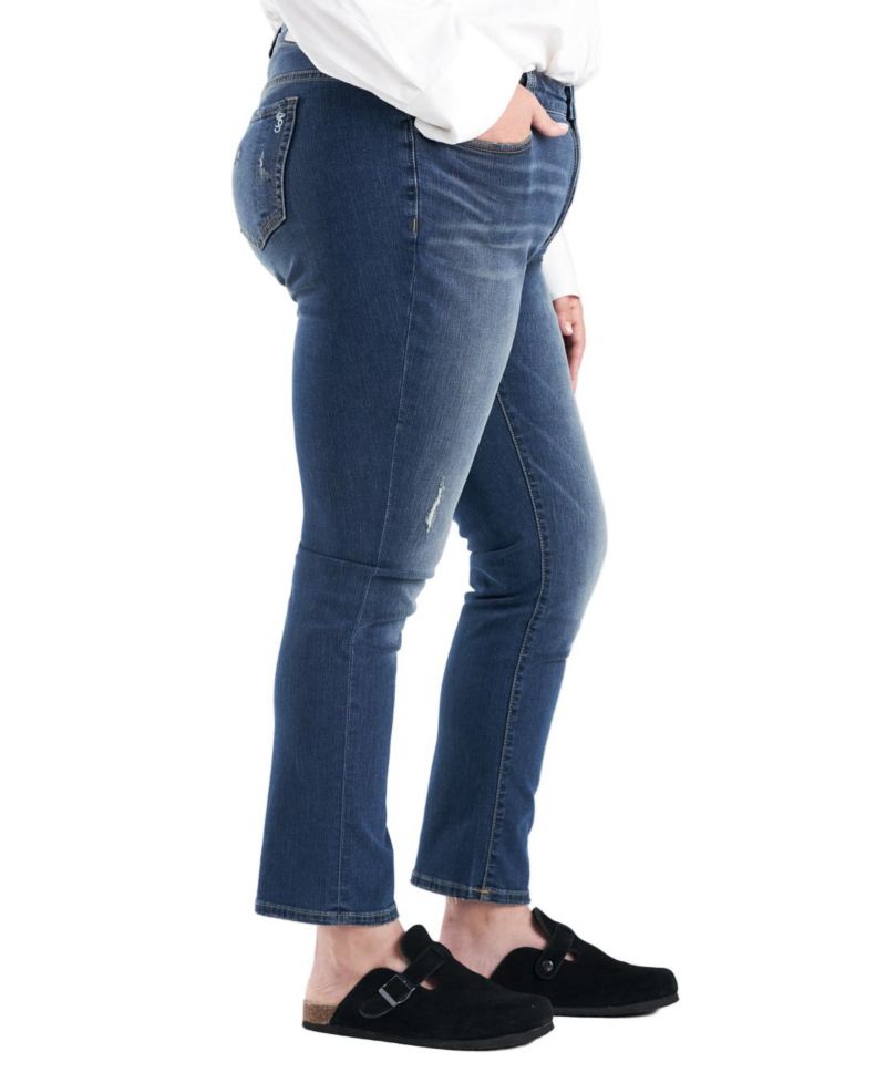Women's Denim High Rise Straight Leg in 30" inseam - Maggie