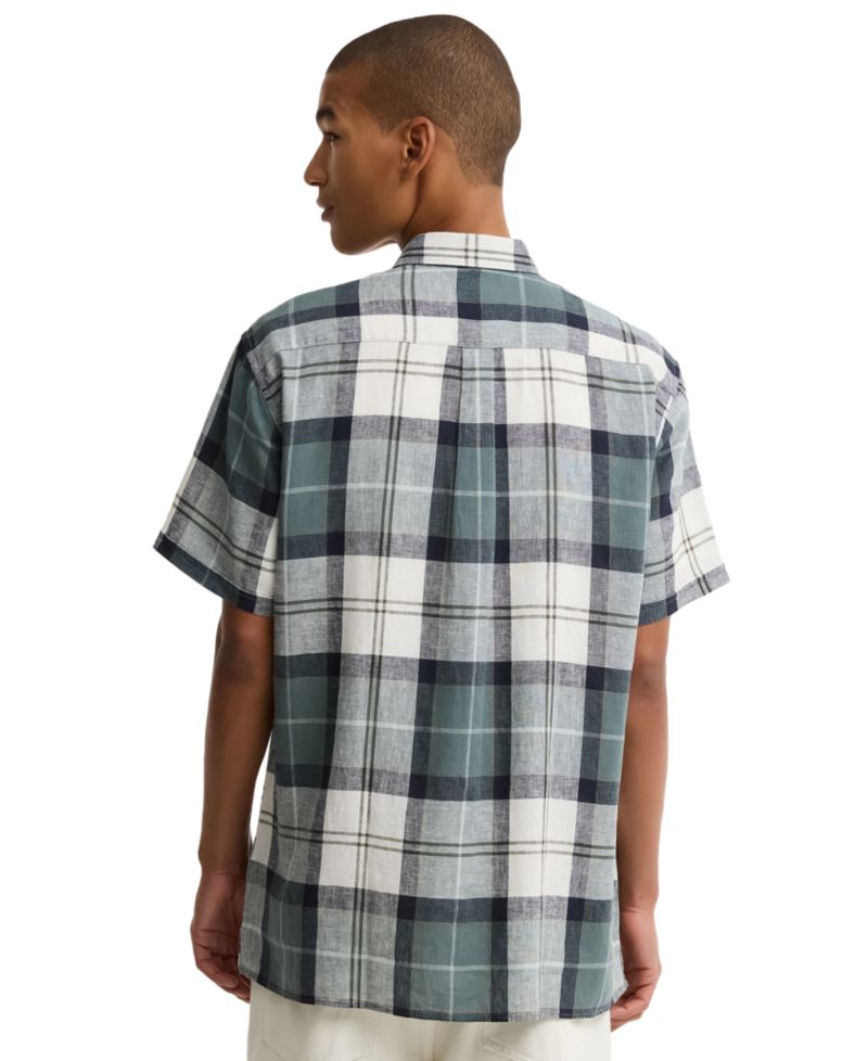 Men's Croft Tartan Regular-Fit Short-Sleeve Shirt