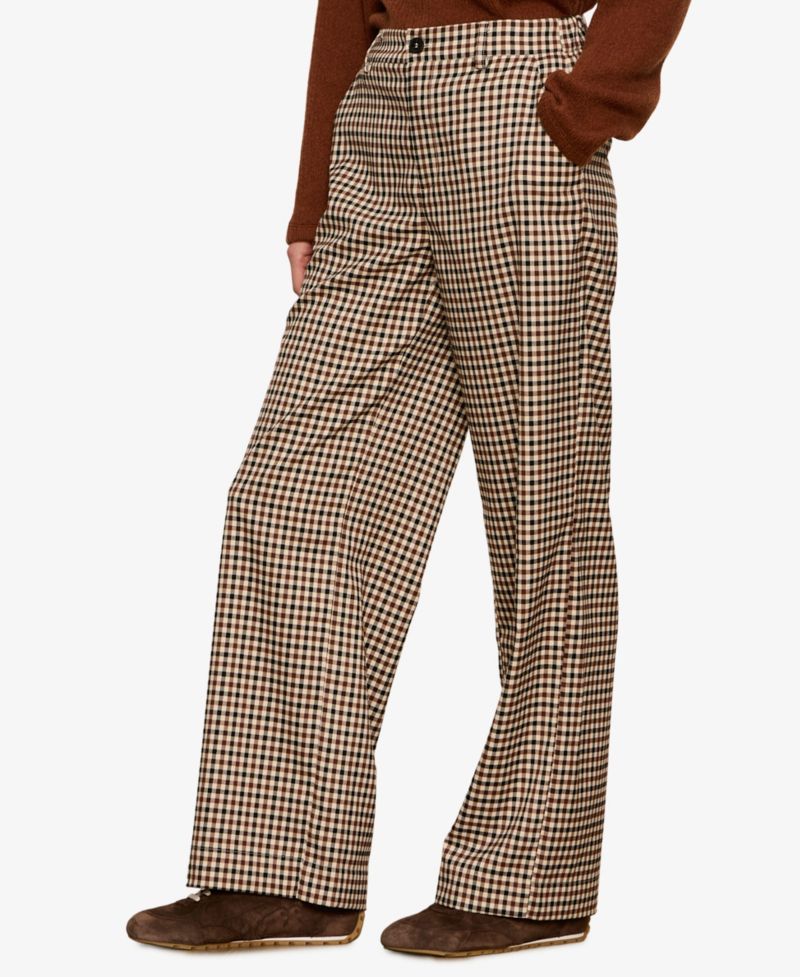 Women's Eloise Mid-Rise Wide-Leg Trouser