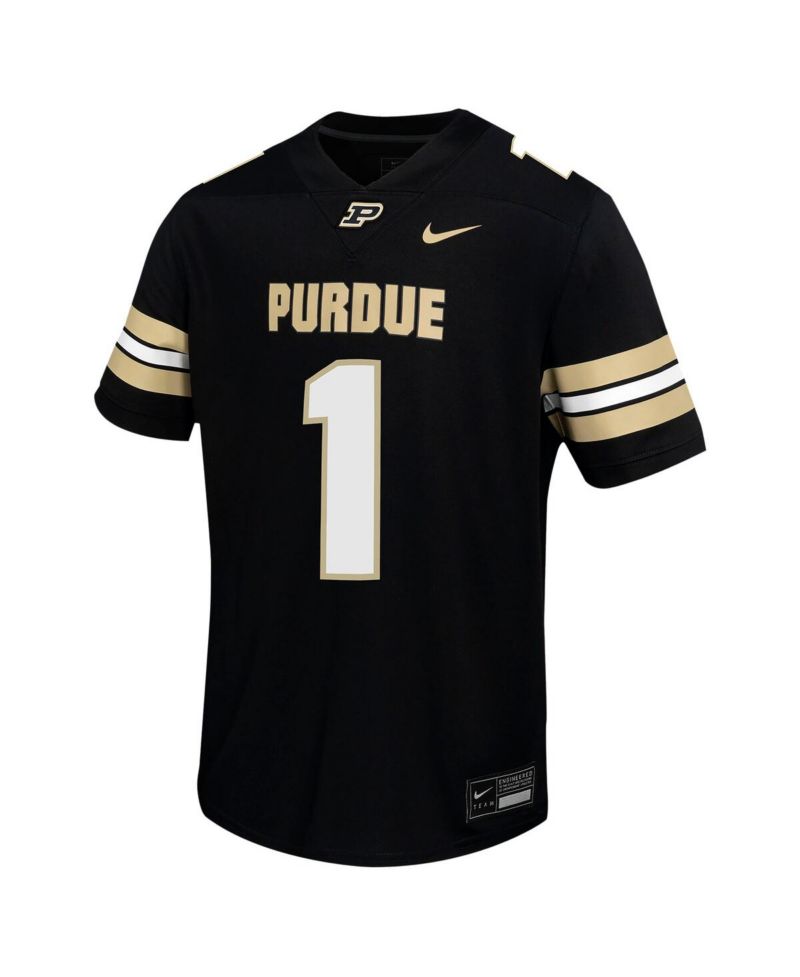 Big Boys and Girls 1 Black Purdue Boilermakers Untouchable Football Jersey