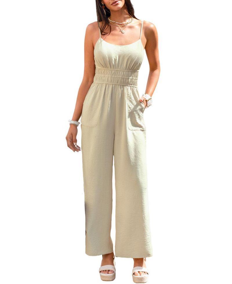 Women's Square Neck Unlined Jumpsuit