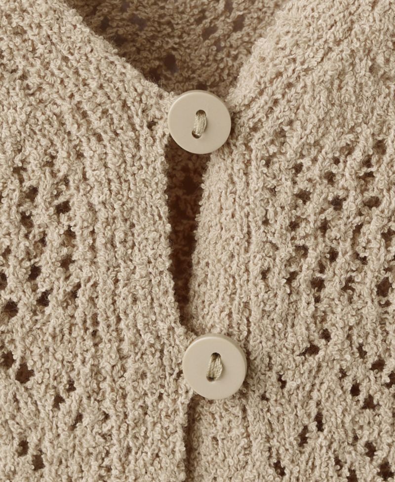 Women's Buttons Crocheted Vest