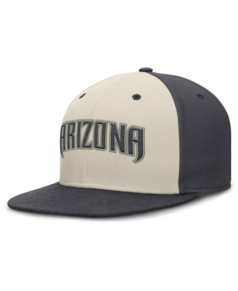 Men's Cream Arizona Diamondbacks Dri-FIT True Fitted Hat