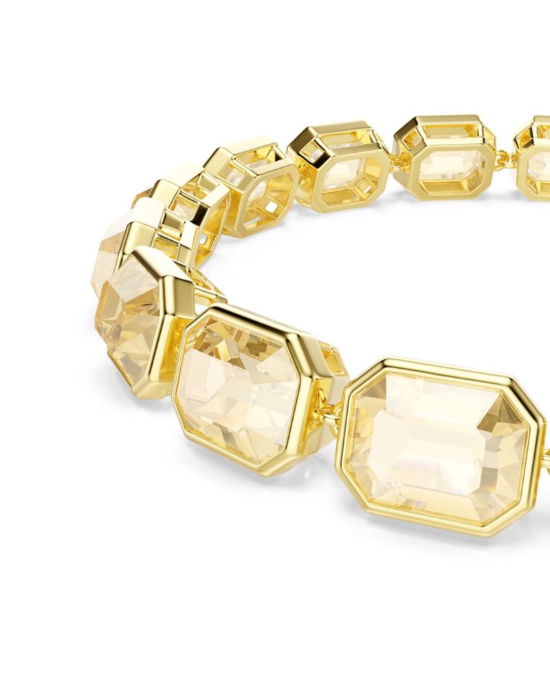 Swaroski Millenia Gold-Tone Plated Tennis Bracelet