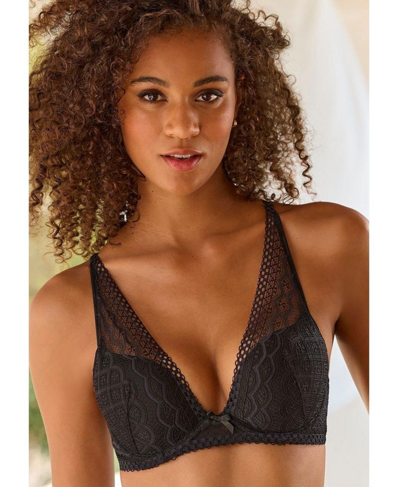 Women's 2-Pack Lace Underwire Push-Up Padded Push-Up Bra