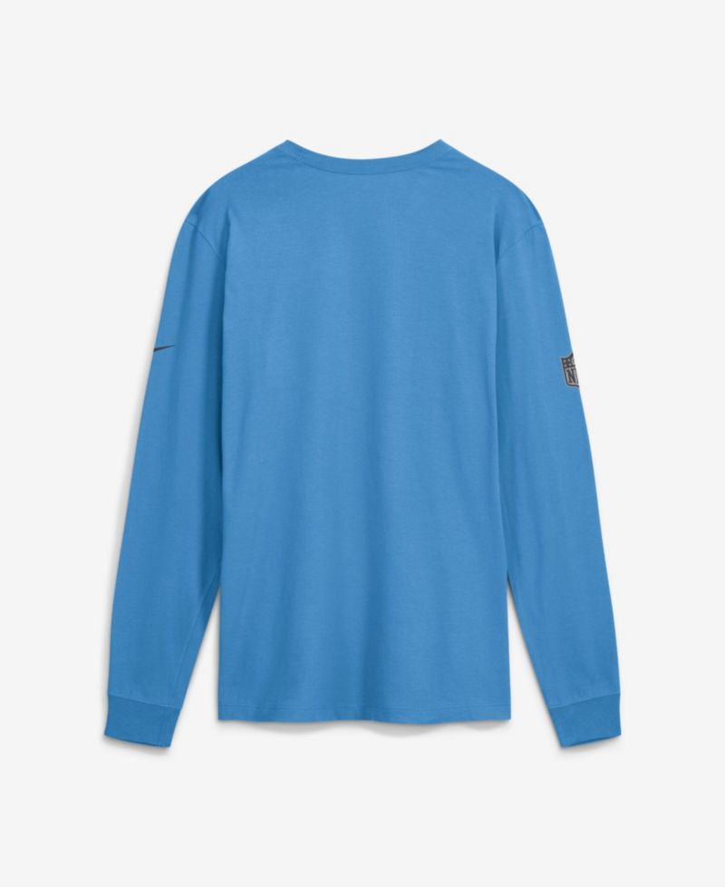 Men's Light Blue Tennessee Titans Sideline Bold Arch Star Dri-FIT Long Sleeve T-Shirt