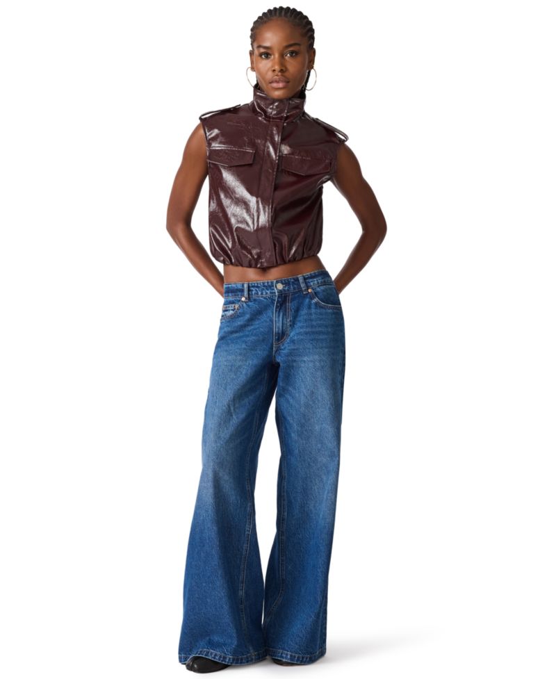 Women's Luxie Faux Leather Vest