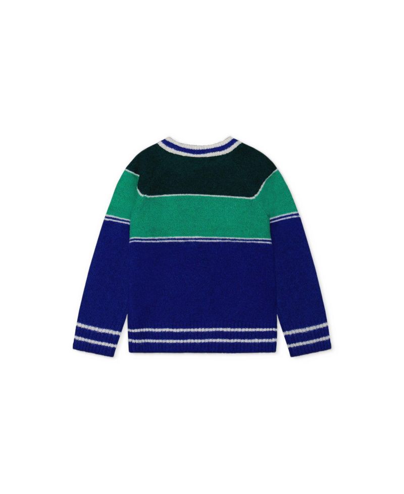 Little and Big Boy Sweater with Ski Jacquard (6-12)