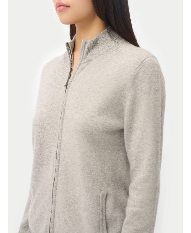 Women's Full-Zip Cashmere Cardigan