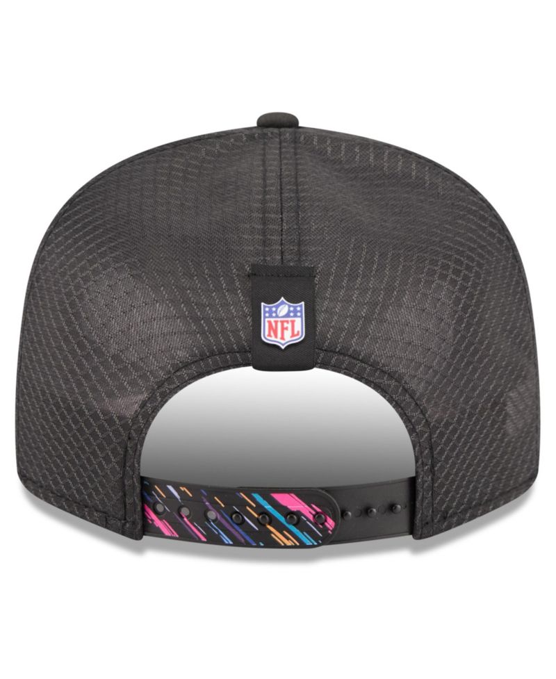 Men's Black Detroit Lions 2026 NFL Cruical Catch 9SEVENTY Adjustable Trucker Hat