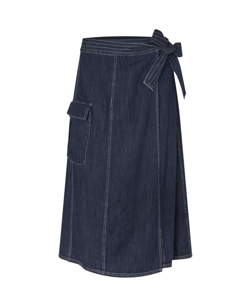 women's MaSanchiana Mid-Rise Wrap Skirt