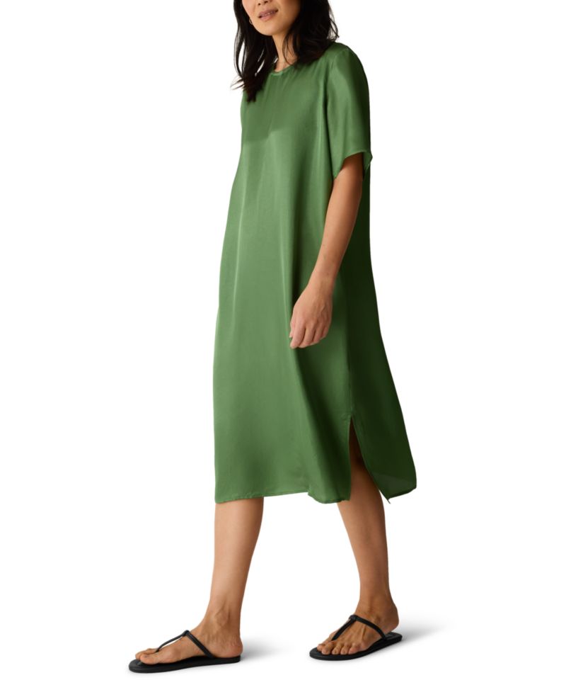 Women's Short-Sleeve Round Neck Dress
