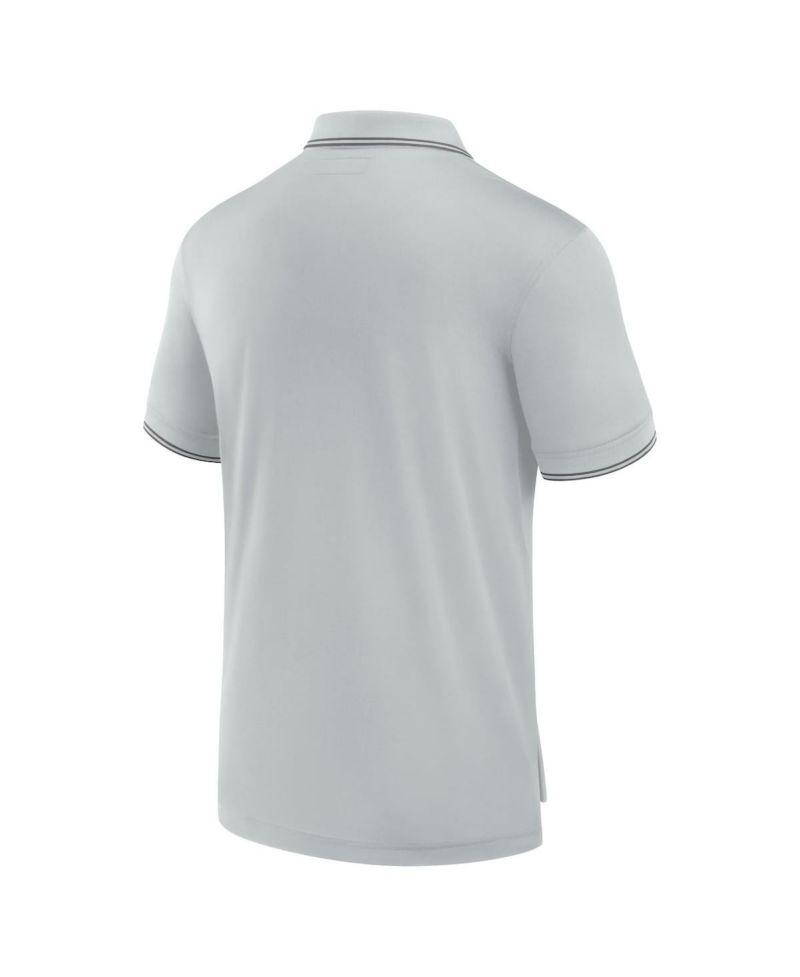 Men's Gray San Diego Padres Pique Polo Shirt