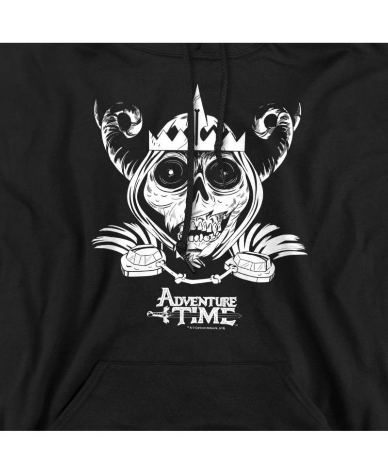 Men's Skull Face Pull-Over Hoodie