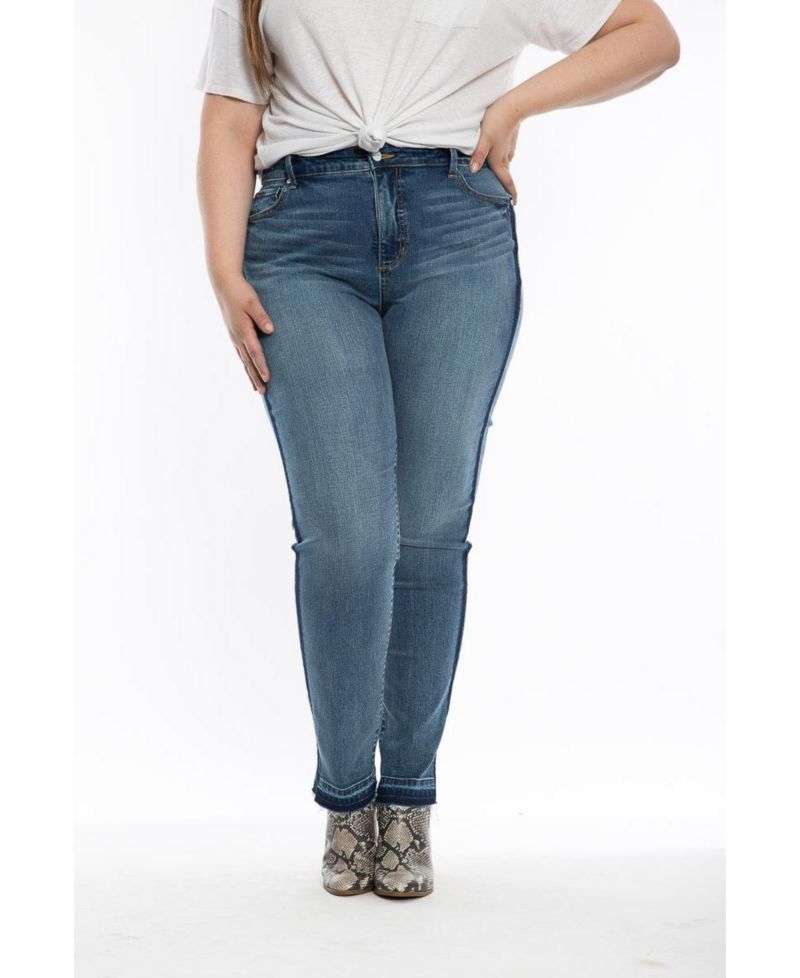 Plus Size High Rise Boyfriend Jeans