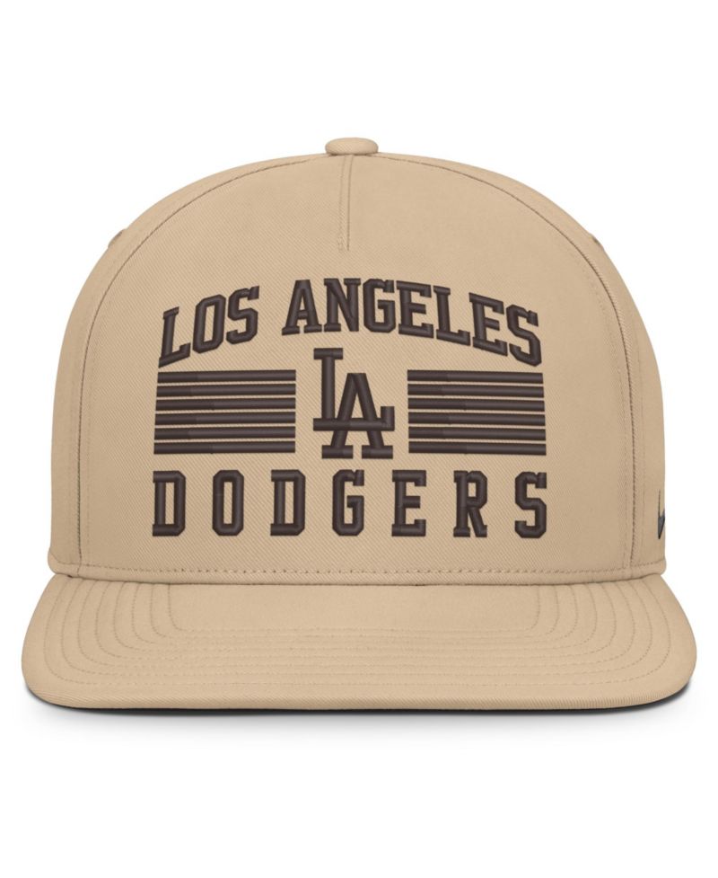 Men's Khaki Los Angeles Dodgers Desert Pro AeroBill Dri-FIT Snapback Hat