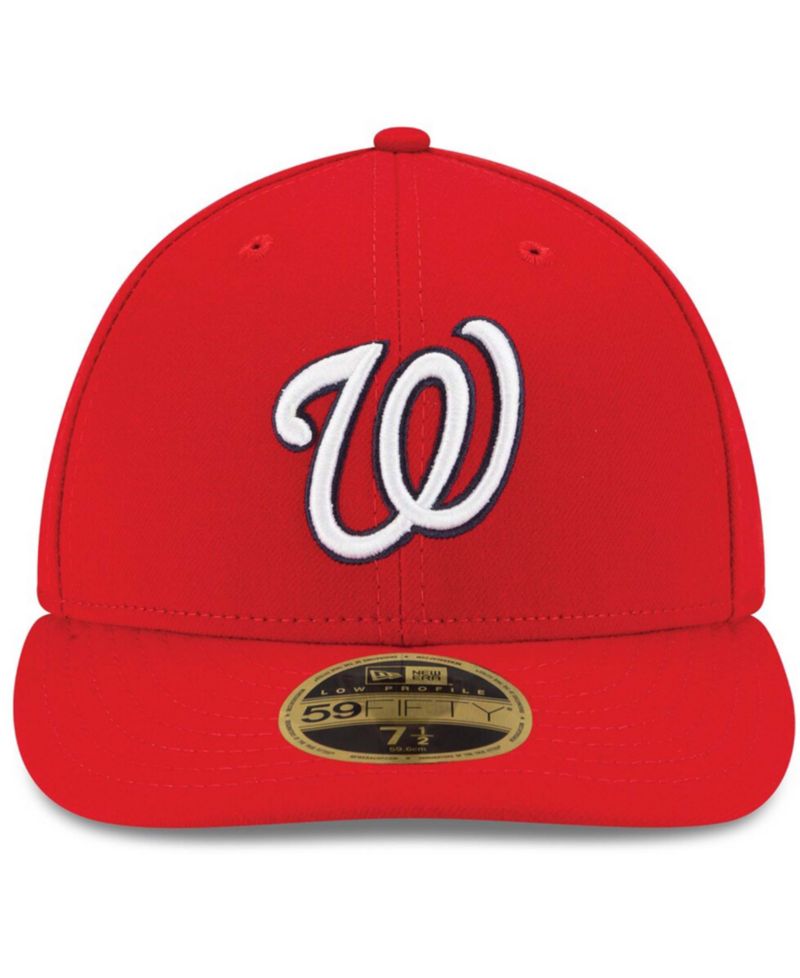 Men's Washington Nationals Game Authentic Collection On-Field Low Profile 59FIFTY Fitted Hat
