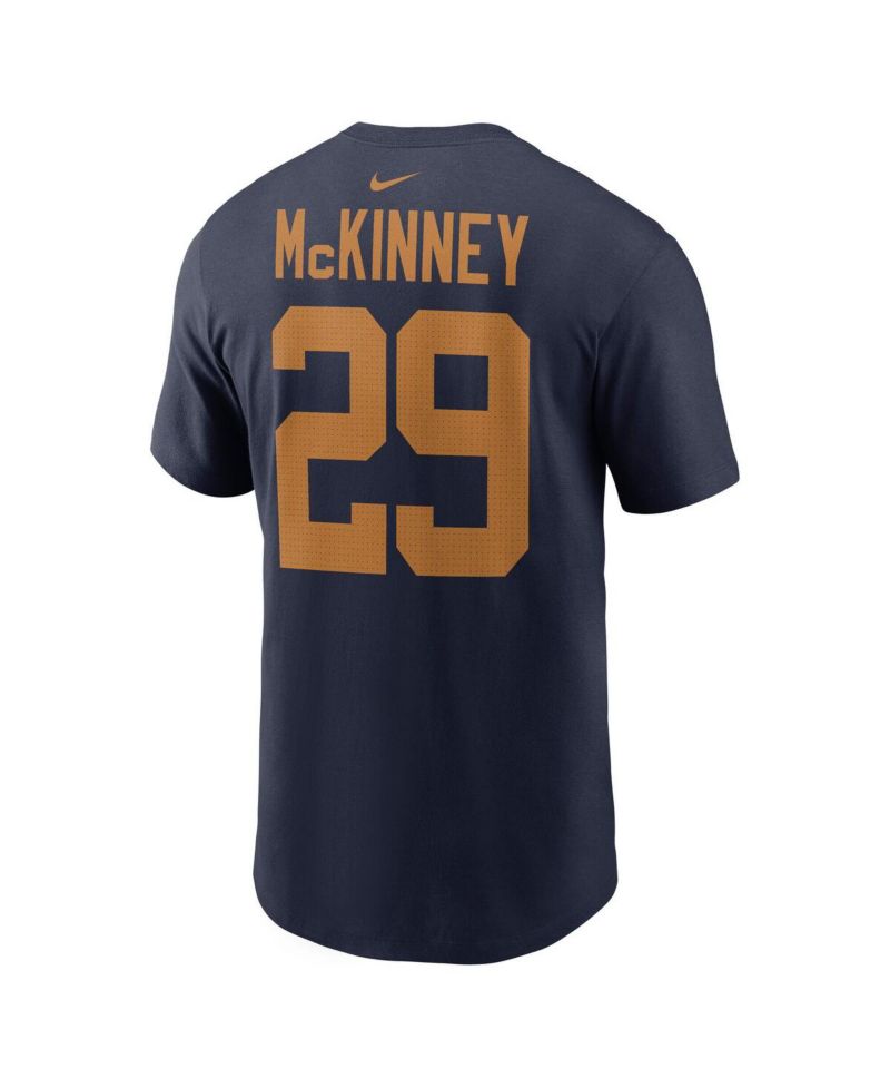 Men's Xavier McKinney Navy Green Bay Packers The 1923 Classic Name & Number T-Shirt