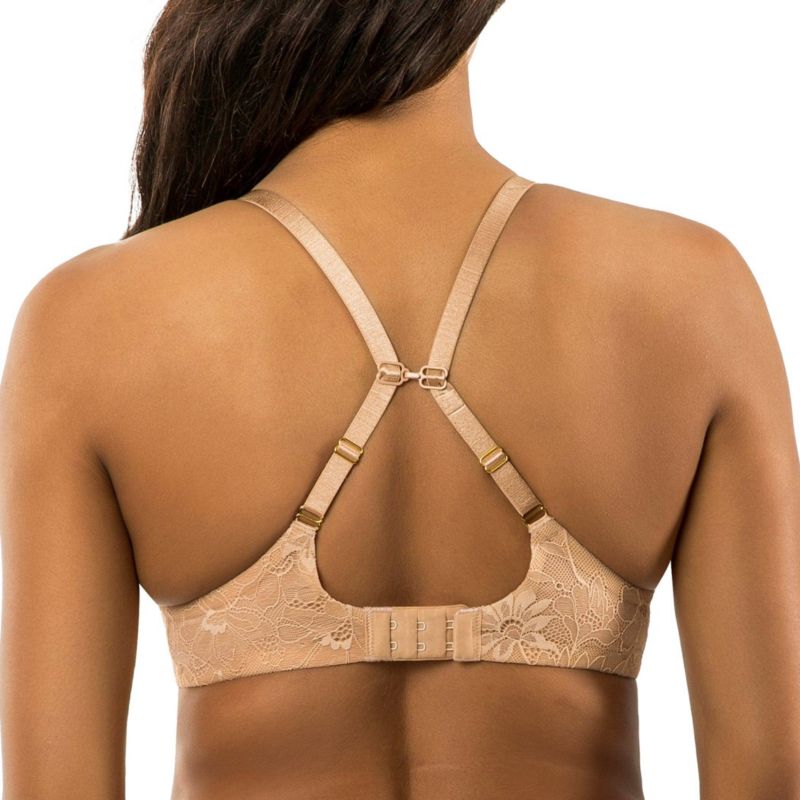 Women's Luxlacy Lace T-Shirt Bra, True Nude, 40H