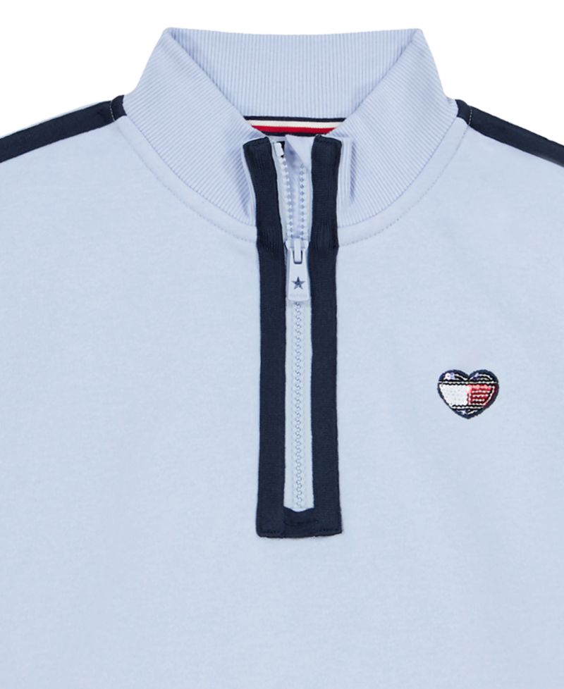 Girls' 7-16 Fleece Quarter-Zip Sweatshirt