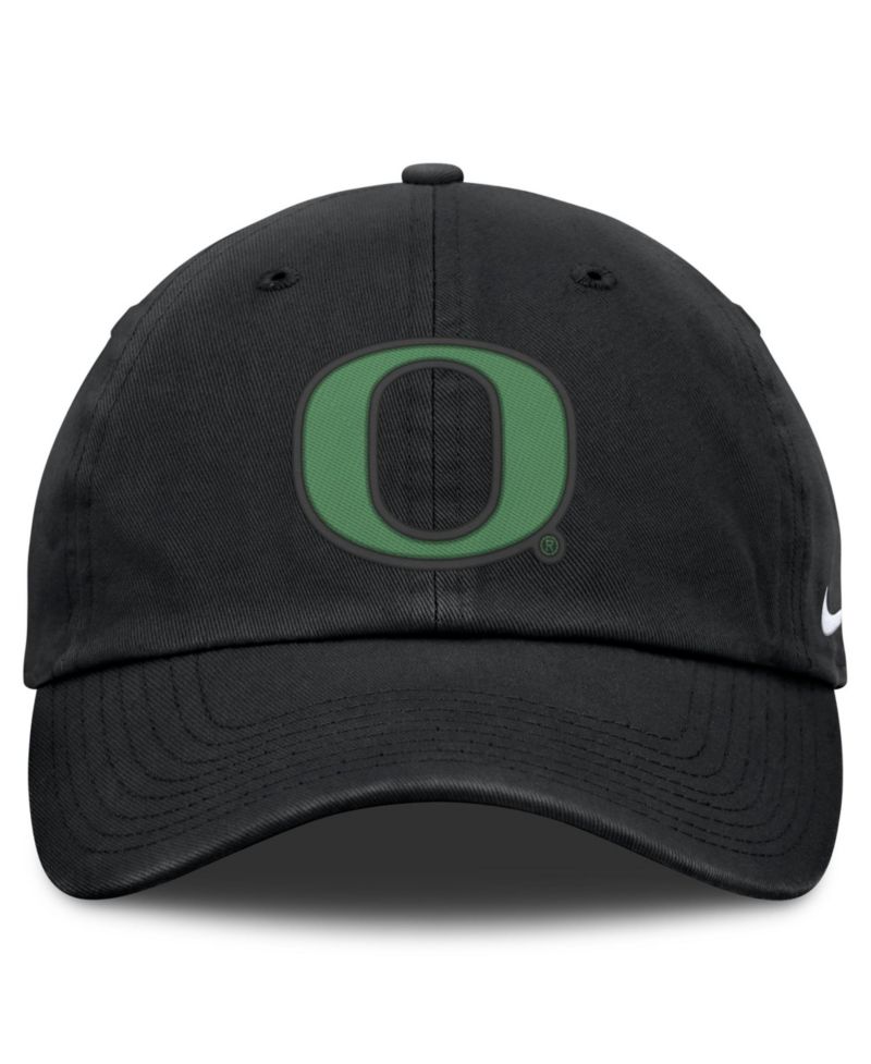 Men's Black Oregon Ducks Club Dri-FIT Adjustable Hat