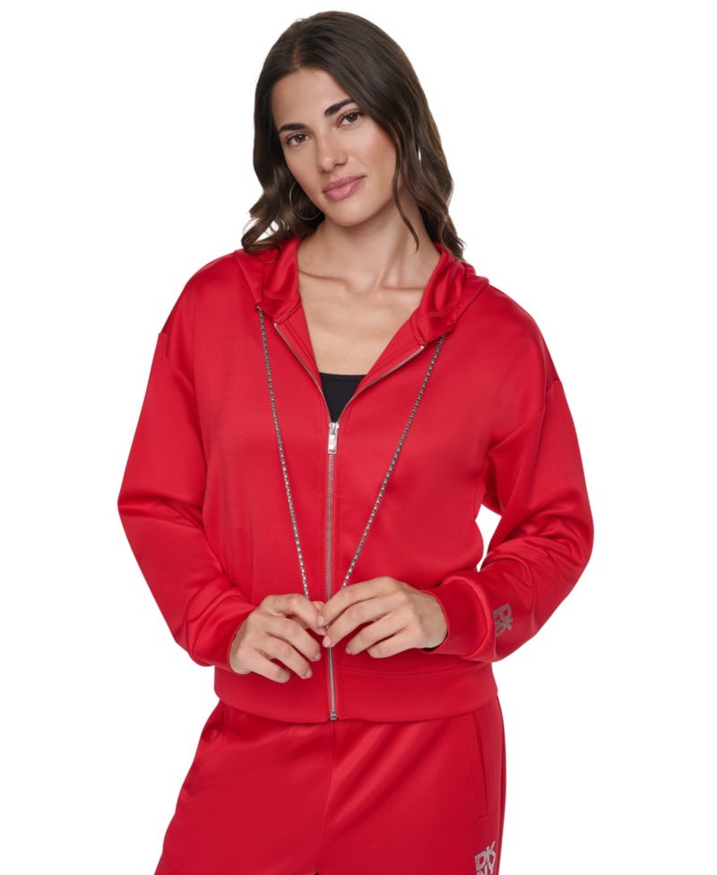 Women's Chain Cord Full Zip Hoodie