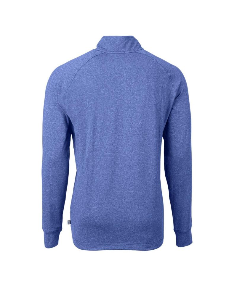Men's Heather Royal New York Mets Adapt Eco Knit Stretch Quarter-Zip Pullover Sweatshirt