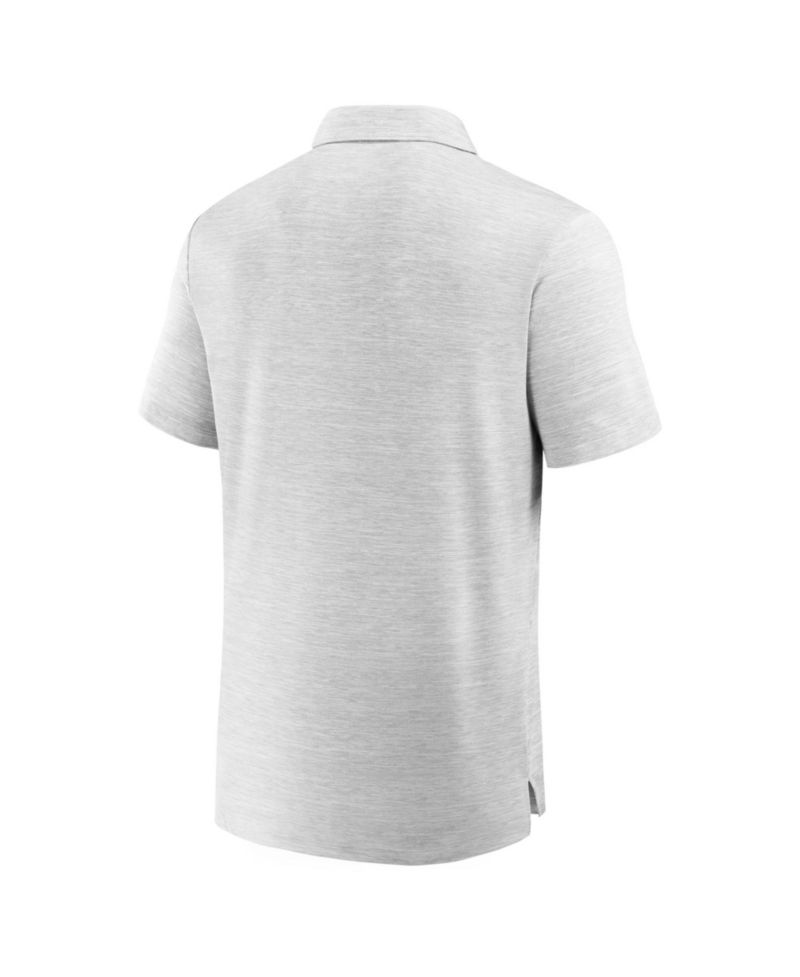 Men's Heather Gray New Orleans Saints Clutch Polo Shirt