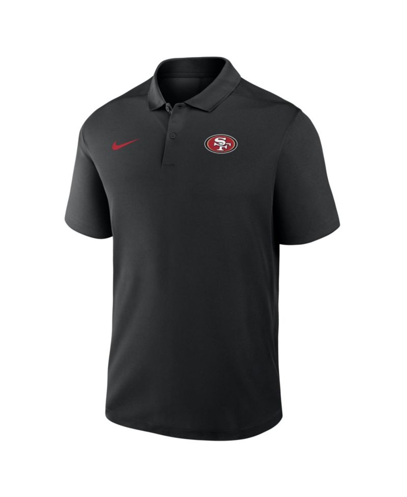 Men's Black San Francisco 49ers Dri-FIT Victory Polo Shirt