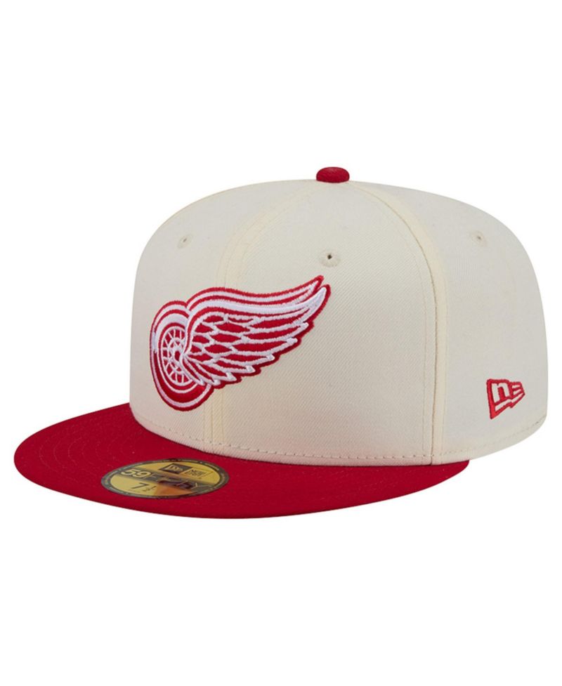 Men's Cream Detroit Red Wings America's 250th Two-Tone 59FIFTY Fitted Hat