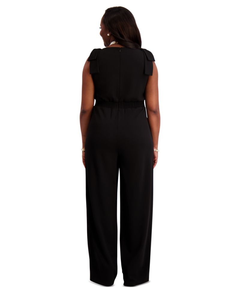 Women's Tie-Strap Jumpsuit, Regular & Plus Size