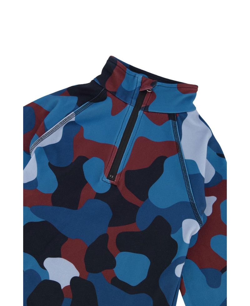 Little and Big Boy(6-14) Two Piece Thermal Underwear Camouflage Print