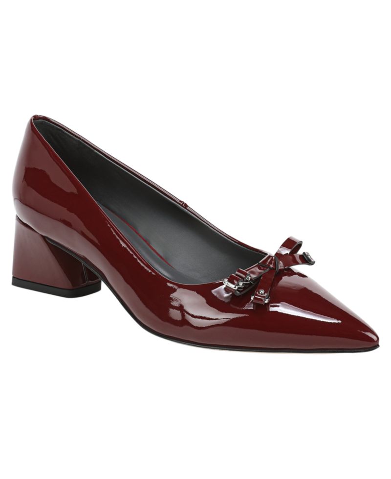 Women's Racer Pump Bow Pointed Toe Pumps