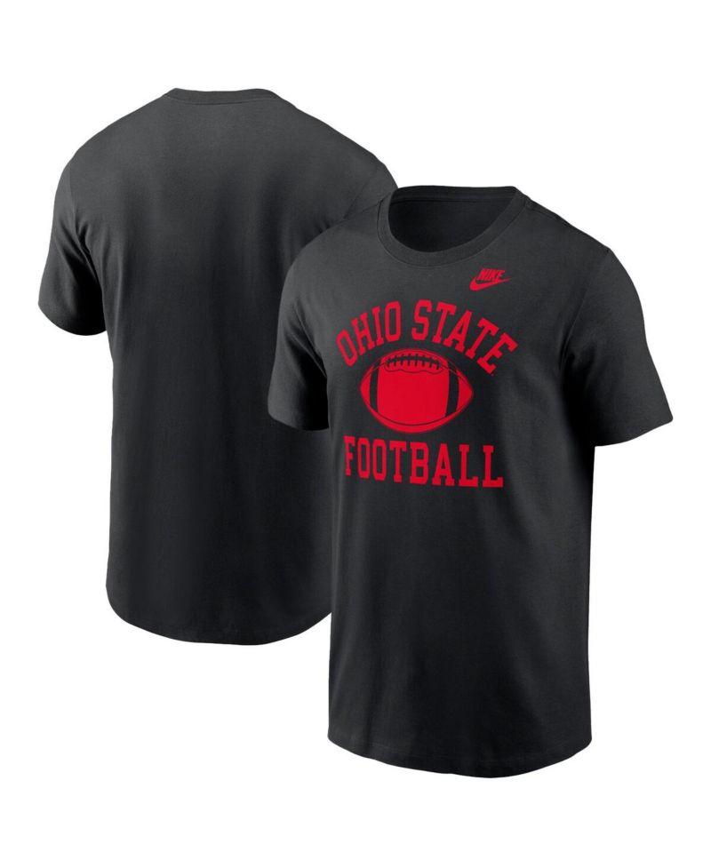 Men's Black Ohio State Buckeyes Legacy Football Icon T-Shirt