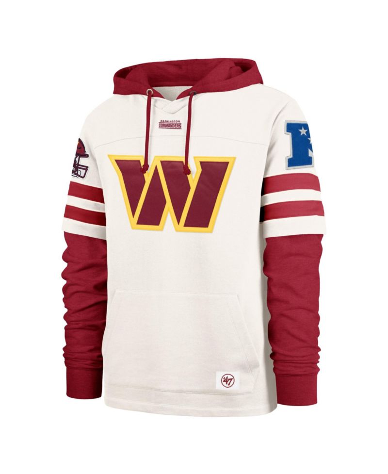 Men's Washington Commanders Split Zone Embroidered Hoodie