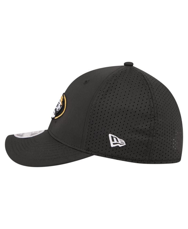 Men's Black Missouri Tigers 39THIRTY M-Crown Stretch Hat