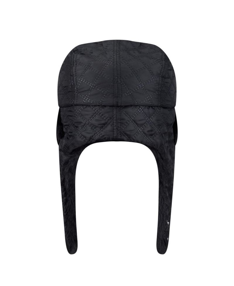 Men's Black Dallas Cowboys Quilted Trapper Hat