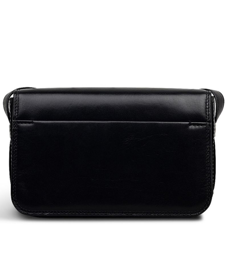 Pocket Street Small Leather Flapover Crossbody Bag