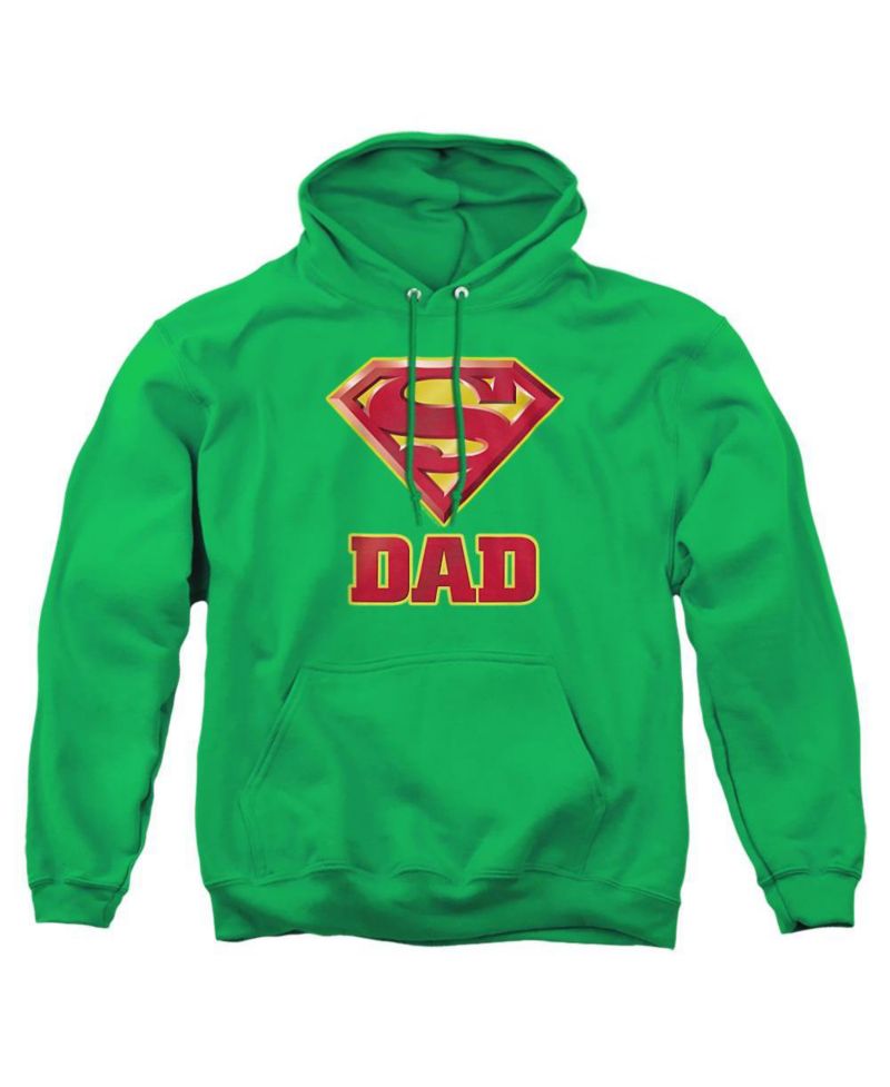 Men's Super Dad Graphic Pull-Over Hoodie